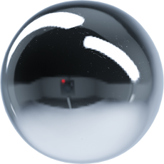 3D Chrome Shape SphereBlob